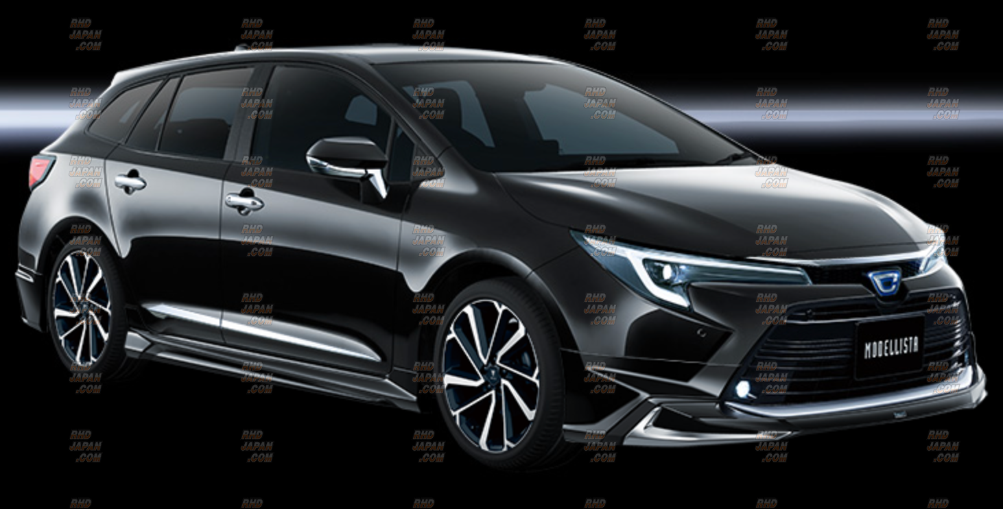MODELISTA ブラック フロントスパイラー MODELISTA ブラック フロントスパイラー Modellista Aero Rear Styling
